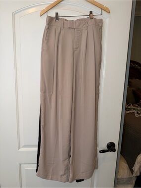 a new day Taupe and black Wide-Leg Pants (2)